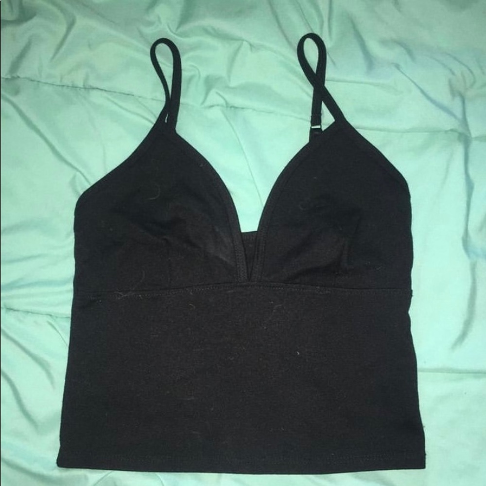 black tank top